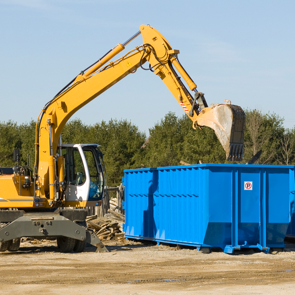 can i request a rental extension for a residential dumpster in Le Sueur County